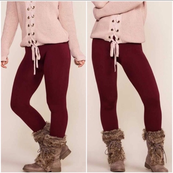 π Host Pick π Comfy Fleece Lined Leggings - Picture 2 of 9